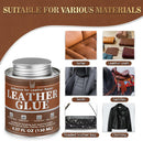Leather Glue, 130ml Waterproof High Strength Adhesive, Clear Flexible Repair Cement for Bonding Between Sofas, Car… — 7