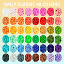 Friendship Bracelet Kit, 14,000pcs 48 Colors Clay Beads for Jewelry Making — 6