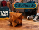 BSIRI Adults Games Gifts Wooden Star Cube Puzzle Game Brain Teasers of the Logic Game Adults Seniors and Teen to Challenge Puzzles for Fun Entertaining Things and Fun Tools of Parents — 4