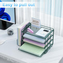 Spacrea 4-Tier Paper Organizer for Desk with File Organizer — 6