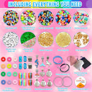 leitait Girls Toys Bracelet Making Kit -3400pcs Charm Jewelry Making Kit Supplies,Unicorn/Mermaid Crafts Birthday… — 4