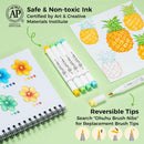 Ohuhu Alcohol Markers Brush& Fine 48 Colors for Adults Coloring Refillable | Brush & Fine — 6