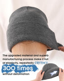 FURTALK Beanie for Men Women Cuffed Thick Knitted Winter Hat Skull Cap - Dark Grey — 3