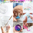Pixiss Epoxy Resin Kit 2 Gallon – Crystal Clear Art Resin & Hardener with Gloves, Spreader, Silicone Mixing Sticks &… — 3