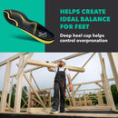 Spenco PolySorb Heavy Duty Insoles - Performance Foam Shoe Inserts w/ 4-Way Stretch Fabric & SpenCore Layer for Shock Absorption, Odor Control & All-Day Comfort & Stability - Fits Most Shoes - Regular Width — 6