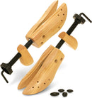 Plixio Shoe Stretcher Women and Men's Shoe Widener - Wooden Expander for Wide Feet, Bunions or Calluses (2 Pack) — 1