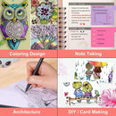 iBayam Journal Planner Fineliner Pens Fine Point 0.38mm, Cute School Office | 1 Count (Pack of 18) | Multicolor — 6