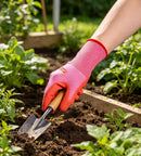HTR Gardening Gloves For women, Garden Yard Work With Grip, Weeding, Large