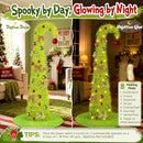 6FT Whimsical Pop-Up Christmas Tree with Lights 30” Tree Skirt, Green — 4