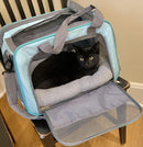 Enjoying Cat Mat Bed 10" x 15" Pet Bed with Pillow Around for Puppy Kitten Curled Sleeping Beds for Carrier/Crate Small Dog Cushion, Anti Skid Bottom, Small — 5