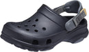 Crocs Unisex-Child All Terrain Clogs with Adjustable Heel Strap, Black/Black, 1 Little Kid — 1