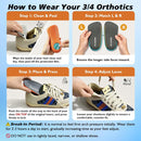 Dr.woofeet 3/4 Orthotic Insoles for Plantar Fasciitis - 3.5cm Arch Support - Large: Men's 9-11 / Women's 10-12 — 7