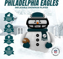 Sporticulture Philadelphia Eagles Inflatable Snowman Player – 7 Ft Tall Yard Decoration w/LED Lights | NFL Holiday Football Snowman | Built-in Blower Motor, Weather-Resistant, Indoor/Outdoor Use — 2