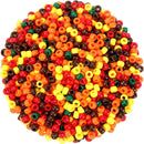 UPINS 1200Pcs Fall Colored Pony Beads for Thanksgiving Autumn Bracelets — 1