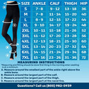 Up to 7XL Plus Size Compression Pantyhose 20-30mmHg for Women with Open Toe | XX-Large | Black — 4