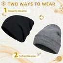 ZOORON Beanie for Men Women Slouchy Winter Beanie Hats Cuffed Skull Caps — 3