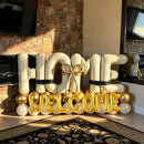145Pcs Housewarming Party Decorations, Welcome Home Balloon Arch Kit | Ivory Cream White Beige Home — 4