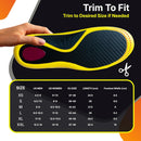 Carbon Fiber Insole with Arch Support – Plantar Fasciitis, Flat Feet, Heel Pain, Overpronation Relief, Running & Sports - Memory Foam & Breathable Fabric - Deep Heel Cup — 5