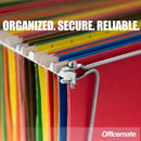 Officemate Letter Size Hanging File Frame, 2-Pack File Holder, Silver — 6
