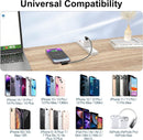 iPhone Charger 1ft 90 Degree MFi Certified Short Lightning Cable 2-Pack 7