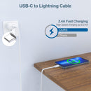 USB C to Lightning Cable 2Pack 10FT Type C Charger Fast Charging Cord Compatible for Apple iPhone 14/14 Pro/14Pro Max/13/13 Pro/12/12 Pro/11/11 Pro/XR/XS/X/8/8 Plus/iPad MFi Certified 6