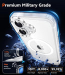 FNTCASE for iPhone 16 Phone Case Compatible with Magsafe Clear Phonecase — 6