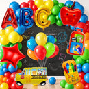 Back to School Decorations First Day of School Decorations Back to School Balloon Arch Garland Kit 158Pcs Rainbow Balloons with School Theme Foil Balloons for Classroom School Party Supplies — 1