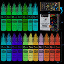 Artecho Glow in the Dark Acrylic Paint Set – 18 Colors x 11ml (0.37oz) | Pen | 0.37 Fl Oz (Pack of 18) — 4