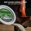 Snowshoe Leather Conditioner, Made in USA Since 1927 - Protect, Condition, Restore & Waterproof - Leather Conditioner for Furniture, Couch, Purses, Shoes, Boots, Gloves, Saddles (8 oz) - 8 oz | Leather Conditioner 8oz — 3