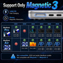 140W USB-C to Magnetic 3 Cable 6.6FT, Compatible with MacBook Pro/Air 2