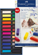 Faber-Castell Creative Studio Soft Pastel Mini Sticks (1.25”) - 24 Vivid Colors — 1