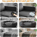Thickened Pet Hair Removal Glove - Electrostatic Cat Dog Hair Remover Glove, Reusable Magic Brush Pet Hair Remover Tool for Couch, Carpet, and Car Seat (Black,1 Pack) — 6