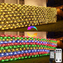Dual Color Changing Net Lights 20x6.6ft Christmas Lights with Remote Timer — 1