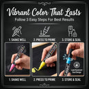 Loddie Doddie Chalk Markers, Liquid Chalk Pens, Reversible Tips, 24 Pack | 1 Count (Pack of 24) — 4