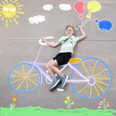 JOYIN 120 PCS Sidewalk Chalks for Kids Giant Box Non-toxic Jumbo Colored Washable Sidewalk Chalk for Toddlers in 10 Colors — 6