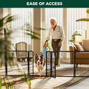FXW Dog Gate, Extra Wide Adjustable for Openings Up to 83", 32" H