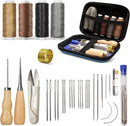 Leather Sewing & Upholstery Repair Kit with 2 Awls, Needles & Waxed Thread — 1