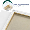 Stretched Canvases for Painting 8x8 Inch 7-Pack, 10 oz Triple Primed Acid-Free 100% Cotton Blank Canvas, Square Canvas for Oil Paint Acrylics Pouring & Wet Art Media, Pour Painting | Studio | 8"x8"(7-Pack) — 2