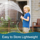 Stainless Steel Garden Hose 50ft Heavy Duty Metal Water Hoses with 10 Function Water Hose Nozzles for Yard Outdoor — 6