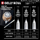SAKURA Gelly Roll Classic White Gel Pen Set, Assorted Sizes, 3 Pack | 3 Count (Pack of 1) — 3
