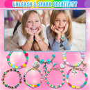 leitait Girls Toys Bracelet Making Kit -3400pcs Charm Jewelry Making Kit Supplies,Unicorn/Mermaid Crafts Birthday… — 5