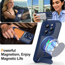 Magnetic Compatible with iPhone 15 Pro Case, [Built-in Kickstand][Full Camera Protection][Compatible with MagSafe][Anti-Fingerprint] Shockproof Phone Case for iPhone 15 Pro 6.1",Blue — 6