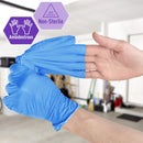 MED PRIDE Nitrile/Vinyl Blend Exam Gloves,Powder-Free,Blue,Medium,100-Ct — 2