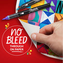 Sharpie Creative Markers, Water-Based Acrylic, Bullet Tip, Assorted Colors, 12 Count – Arts & Crafts, Kids Activity, School Classroom; Works on Paper, Metal, Wood, Ceramic, Glass, Rock, Canvas — 4