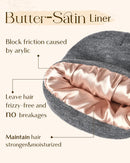 YANIBEST Satin Lined Beanie for Women, Reduce Frizz Winter Hats - Ad-dark Grey — 2