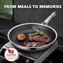 OATOFP Non Stick Frying Pans 12 inch, Hybrid Improved Version Frying Pan…