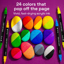 ARTISTRO 24 Rock Acrylic Paint Marker Pens - Rock Painting Kit | 24 Rock Markers — 4