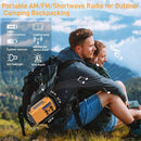 Eoxsmile Emergency Radio with NOAA Weather Alert, Solar Hand Crank Portable — 6