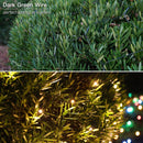 suddus 360 LED Christmas Net Light, Net Lights Outdoor,12ft x 5ft Bush Lights Outdoor Waterproof Connectable Green Wire for Bushes, Lamn, Trees, Christmas Decoration, Warm White — 6