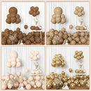 Amandir 153pcs Brown Balloon Garland Arch Kit Different Sizes 18 12 10 5 in — 7